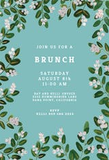 White Bloom - Brunch & Lunch Invitation